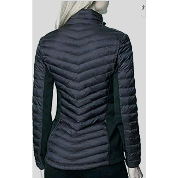 32 DEGREES HEAT Puffer Jacket Women's XSmall Navy Blue Packable Contemporary EUC - Picture 7 of 12